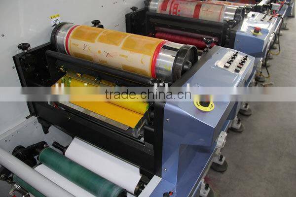 Automatic High Speed UV Drying BOPP/PET Plastic Film Flexo Machine