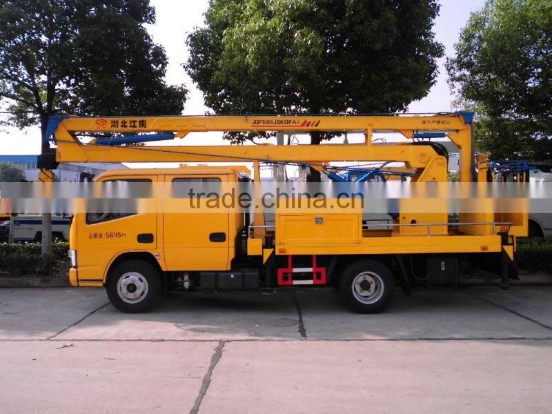 Dongfeng 12~16meters hydraulic aerial cage from original factory for sale
