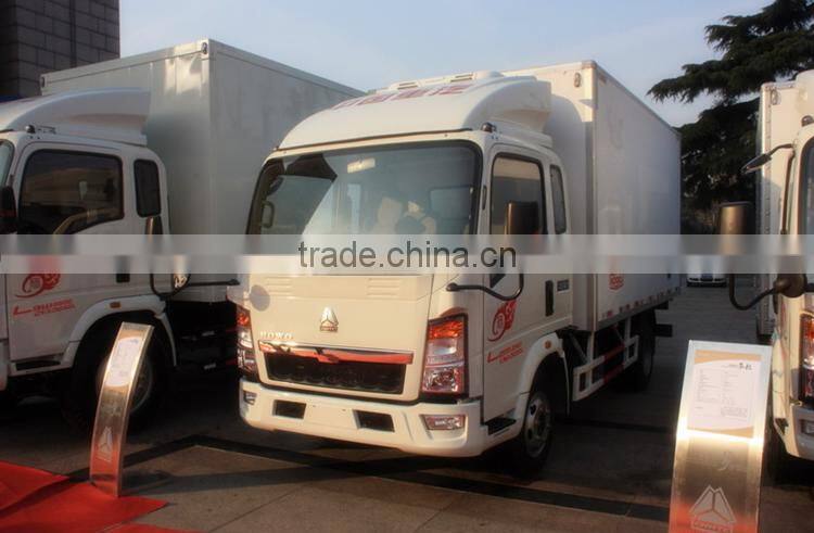 Promotion SINOTRUK SMALL refrigerated van and tank truck sale in dubai
