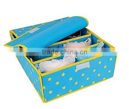 sweet heart printed bra underwear storage cloth box