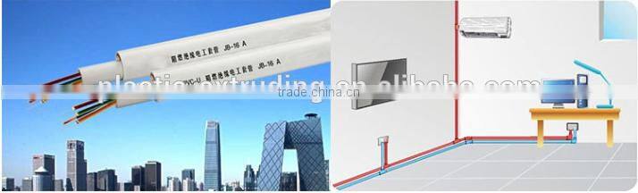 New Design CPVC UPVC four cavity electric conduit pipe making extrusion price four cavity pvc making production line
