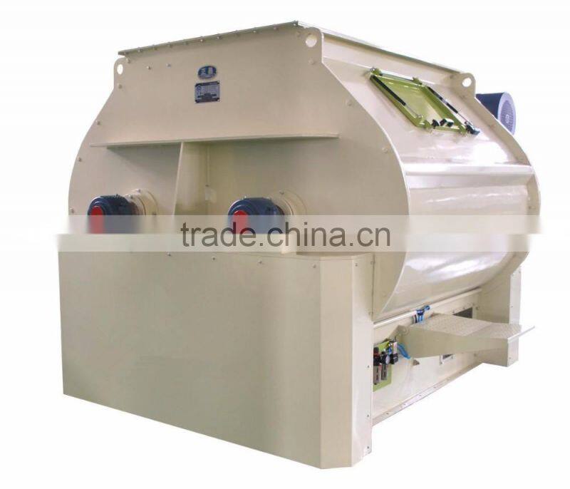 High efficient Animal Cattle double shaft feed mixer