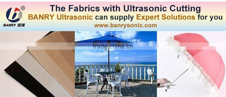 Ultrasonic poliester fabric cutter