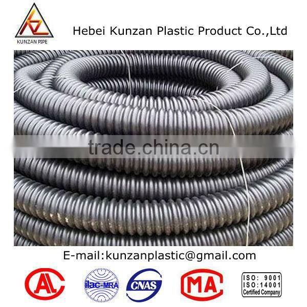 HDPE carbon corrugated cable protection conduit