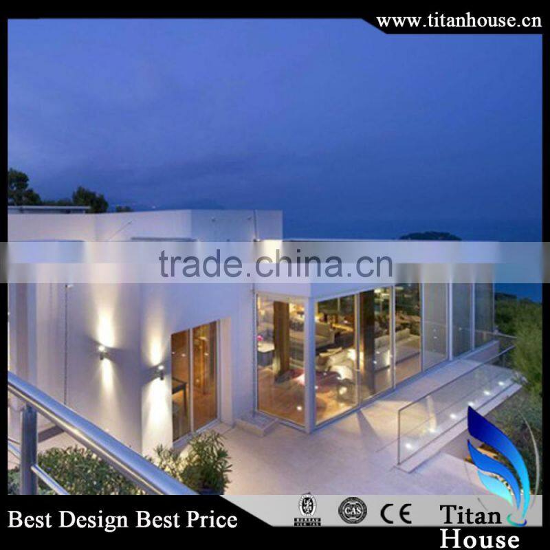 Economical and Luxury Light Steel Structure Prefab Villa for Entertainment