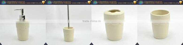Manufacturer Supplier embossed ceramic bathroom fittings and accessories of Waimart Standard