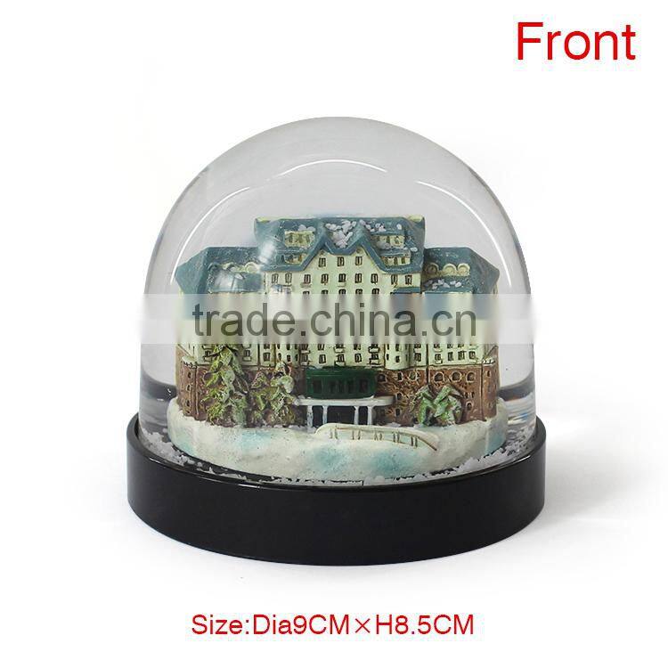 New arival resin landscape snowball