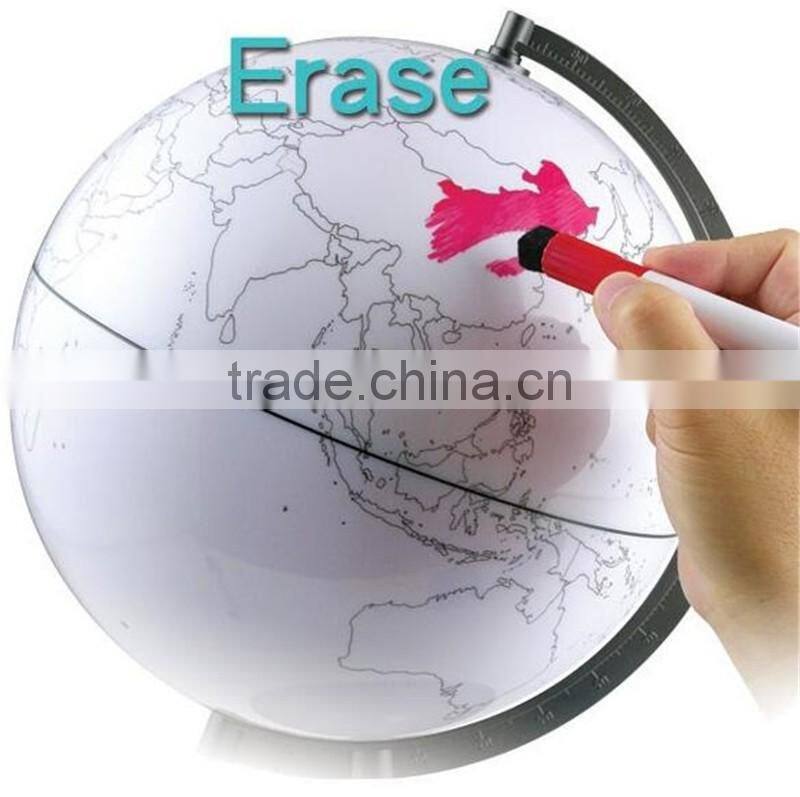 CT-517 Color Your World Global World Map instrument travel map