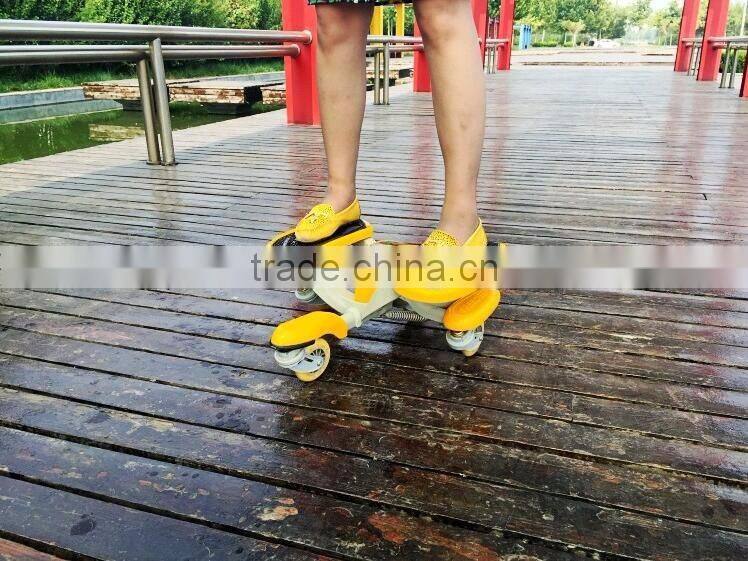 4 Wheel Flying Skateboard, Ride On Foot Stepping Skateboard, Outdoor Fitness Foot Pedal Walkcar, Multi-functional Skateboard