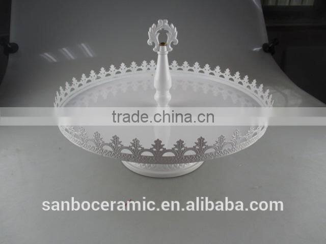 Cinderella Carriage Cake Stand 3 Tiers Lace Design Cake Stand in Metal