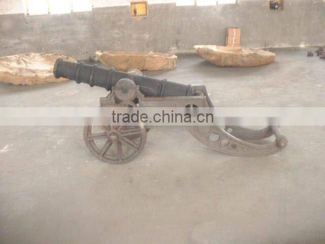ornamental cast iron cannon