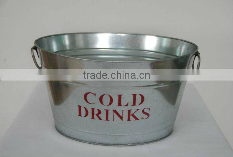 BUCKET Basin enamelware home gardening ice basin Egg shaped basin