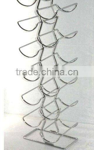 12 bottles wire wine rack