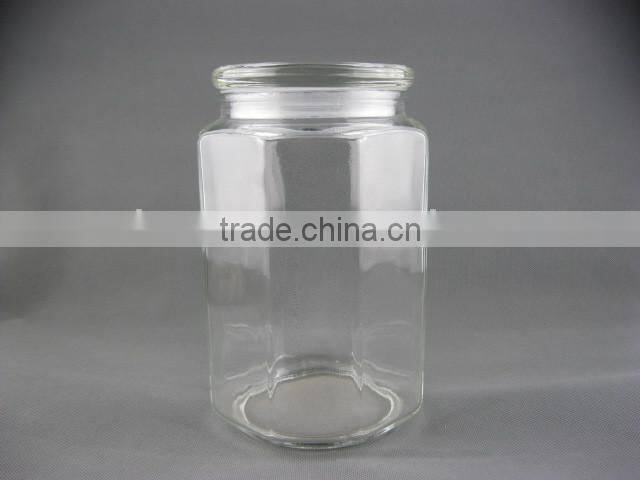 2400ml sealable glass jar,glass storage jar,food grade glass jars
