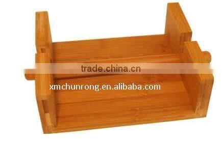 Functional kitchen bamboo napkin holders wholesale