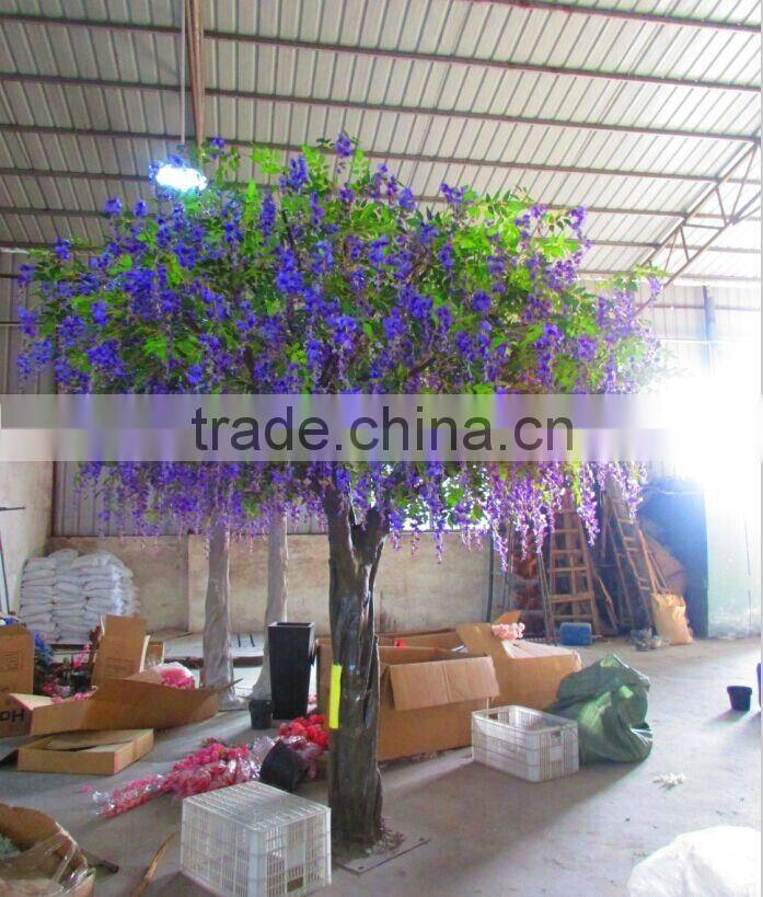 Wedding decorative artificial wisteria flower tree for sale
