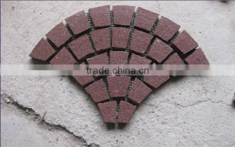 Fanned Paving Stone Cheap Driveway Paving Stone Fan Shape Granite Paving Stone