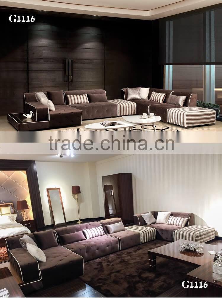 Hot Sale Italian Style Latest Living Room Sofa Design 2016 G1117