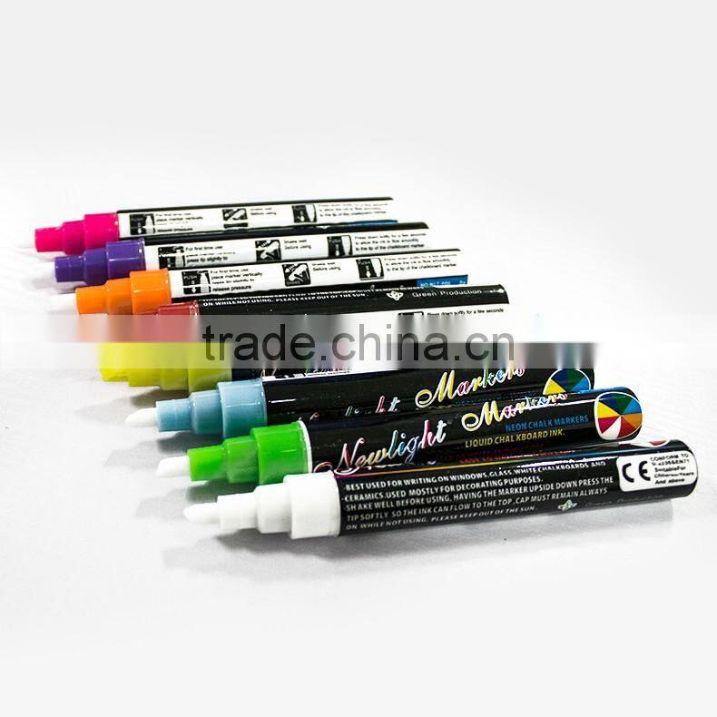 Newlight fluorescent marker pen for LED writing board, high quality save ink. Very bright