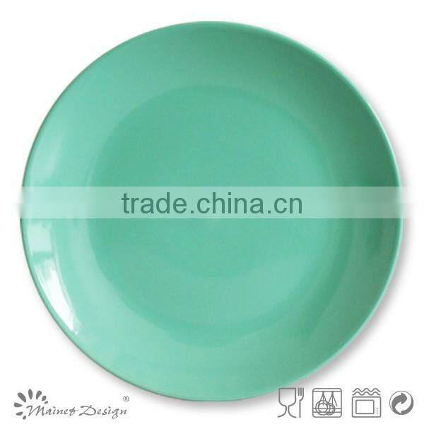 Ceramic dinner dish bulk dinner plates solid color