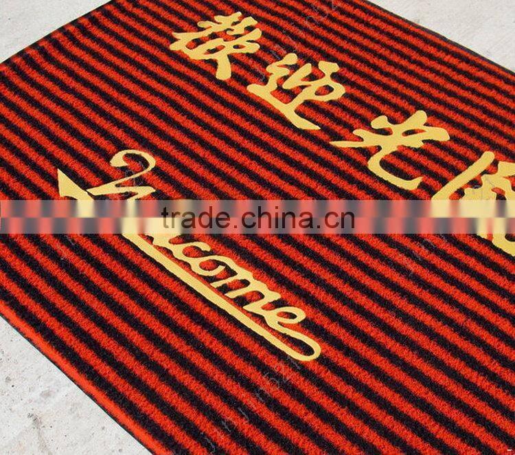 Yiwu low price washable number adhesives door mat