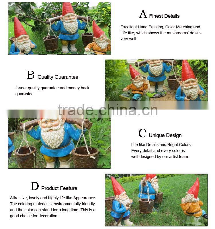 popular 2016 hot sell resin craft fiberglass christmas garden statue decorations