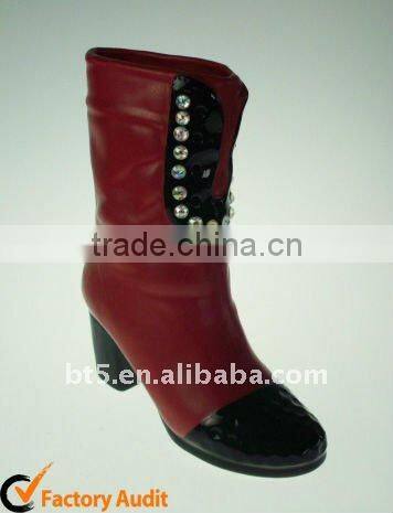 Ceramic girls fashion boots for decoration