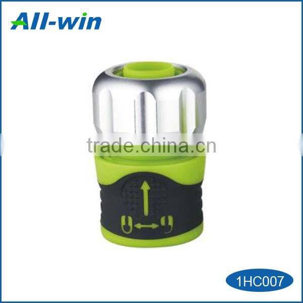 High-quality 3/4" garden hose connector with metal cap