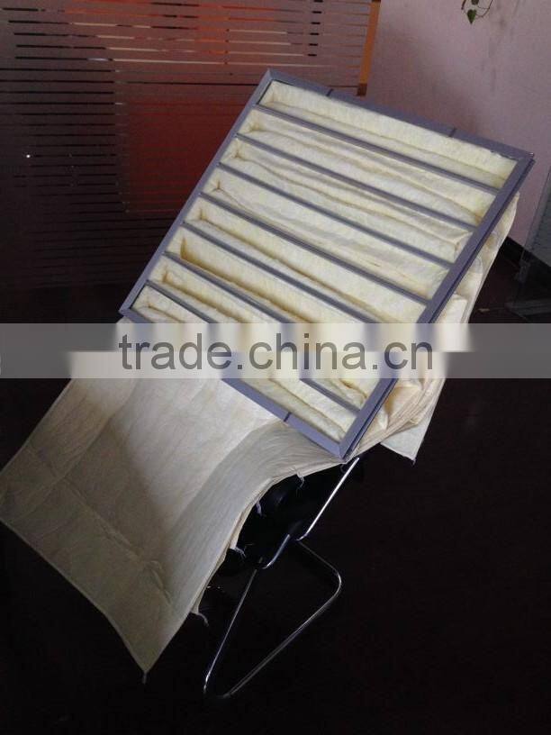 Air-condition fiber glass air filter bag with high quality