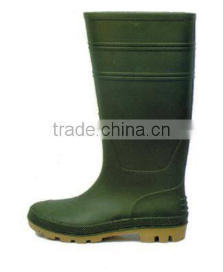 PVC safety shoes with steel toe for industry