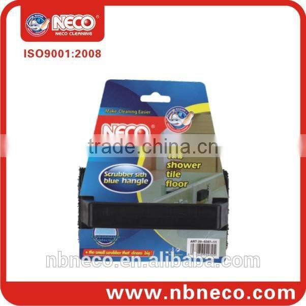 scouring pad handle brush