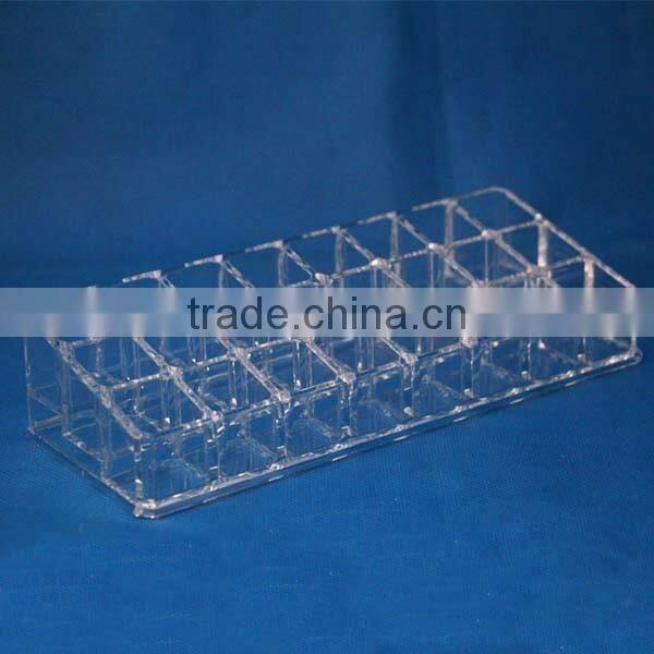423358 clear acrylic compartment storage box