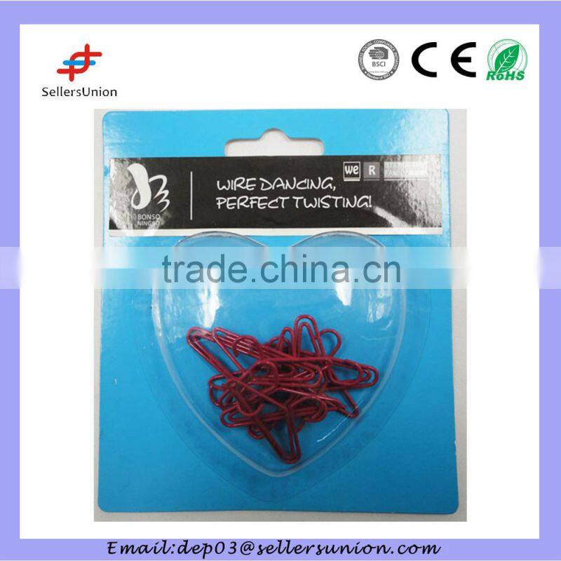 High Quality Hot Sell Colored Letter U Shaped Paper Clip Paper Clip High Quality