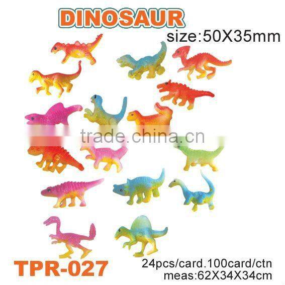 Eco-friendly plastic DINOSAUR SKELETON TPR toys