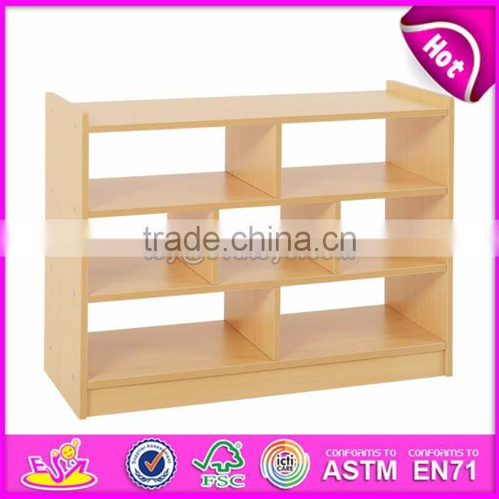 Best design children school furniture wooden kids storage units W08C178