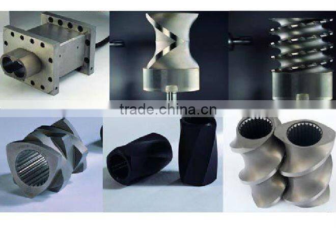 Segment screw and barrel/parallel double screw and barrel(double screw barrel for plastic processing)