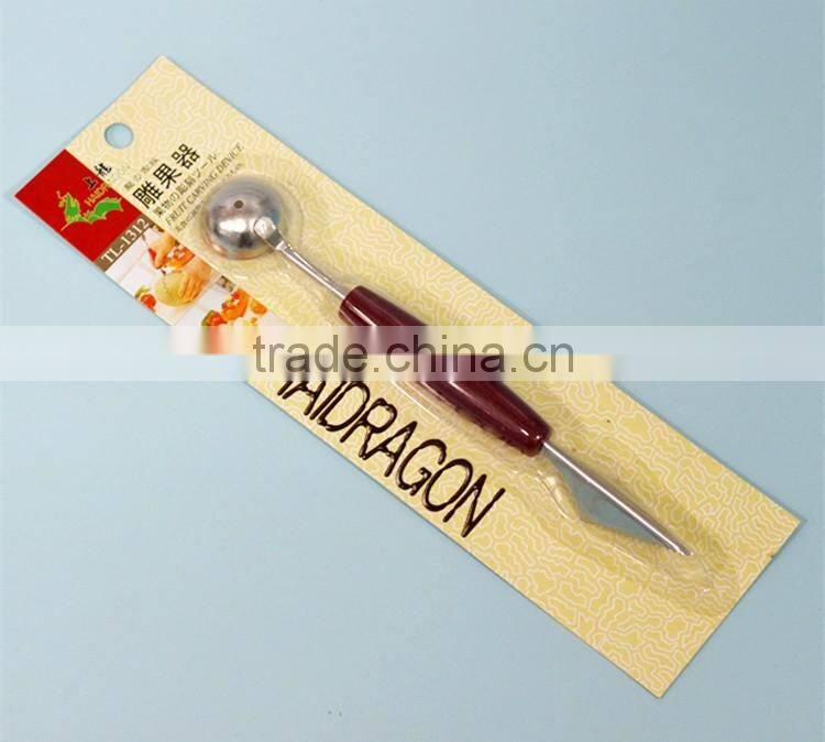 ST-2438 Stainless Steel Fruit Digging Spoon and Fruit Carving