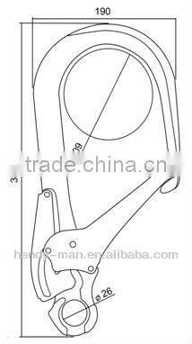 A8312 Double Action Aluminum Forged Snaphook