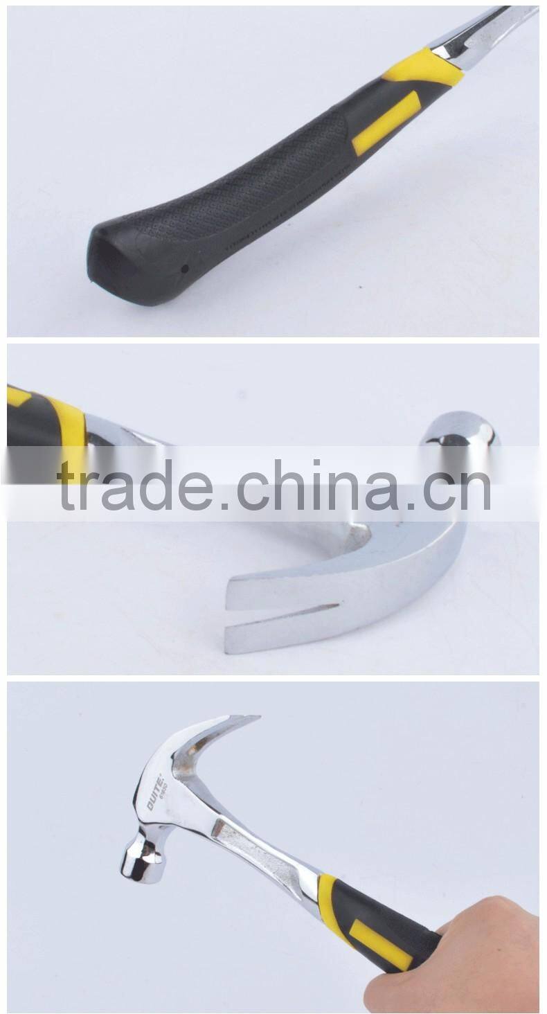 American type claw hammer with tpr plastic coated handle