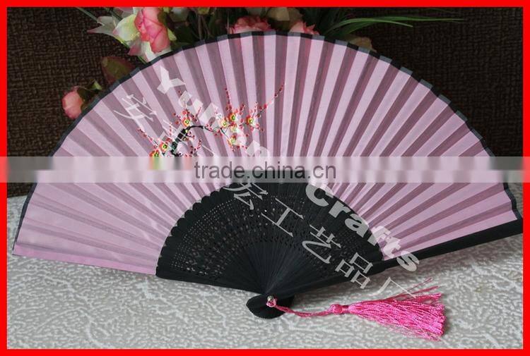 Popular bamboo crafts fabric fan