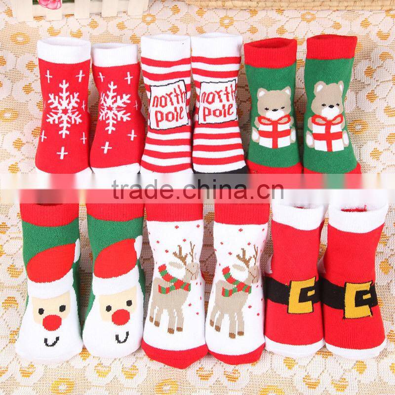 2015 New Fashion Design Christmas Socks Wholesale