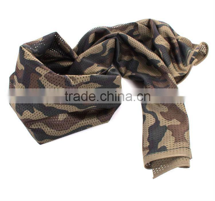 Camouflage scarf outdoor jungle scarf army scarf ,good price