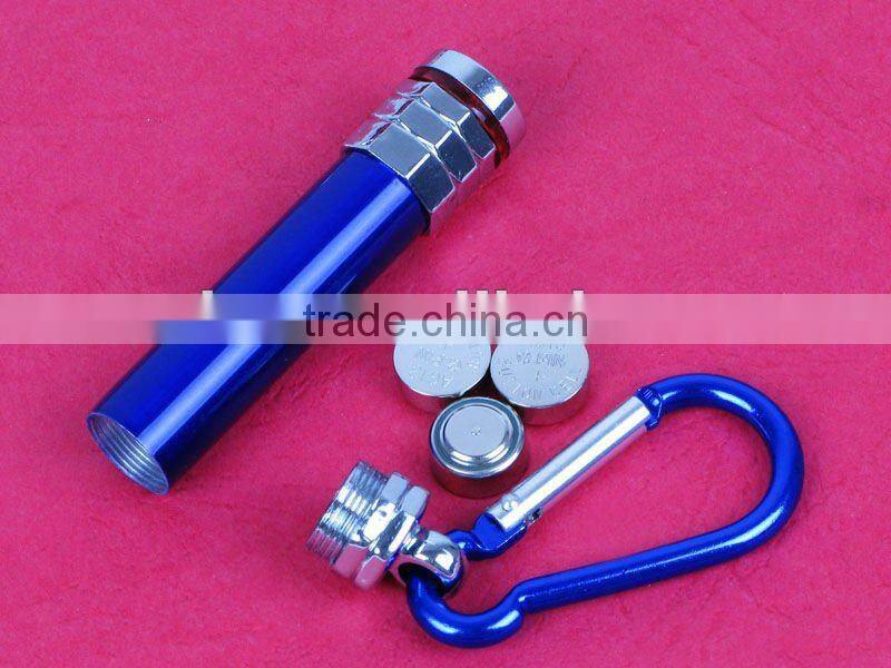 801 White LED Flashlight with Laser Pointer