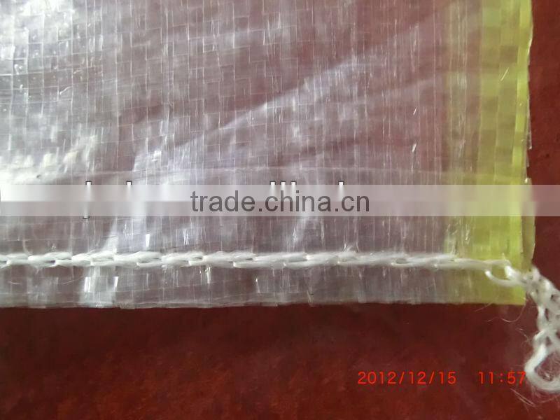 Cheap PP transparent woven bag