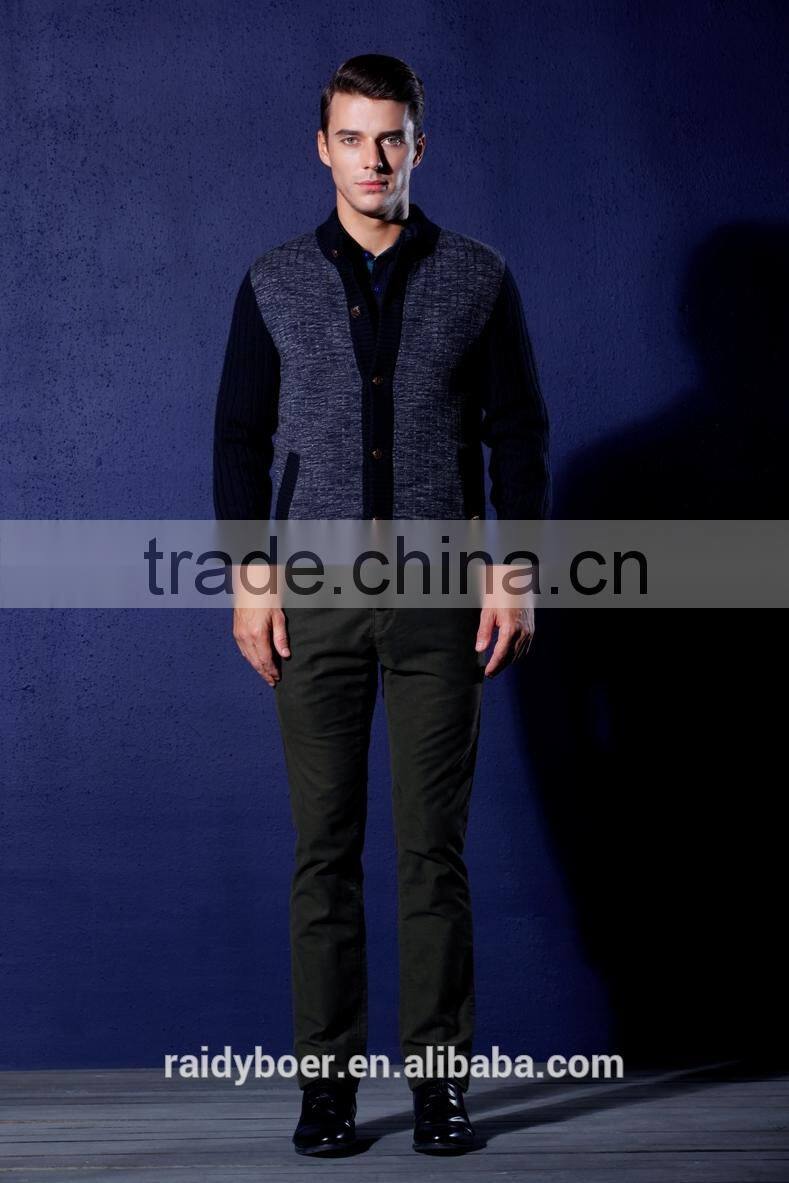 Men's high quality cardigan sweater