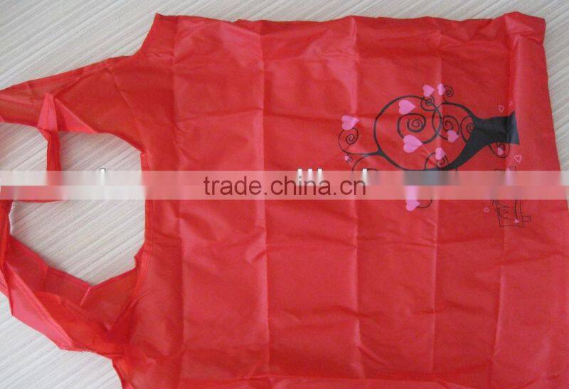 Cute reusalbe new promotional folding shopping bag