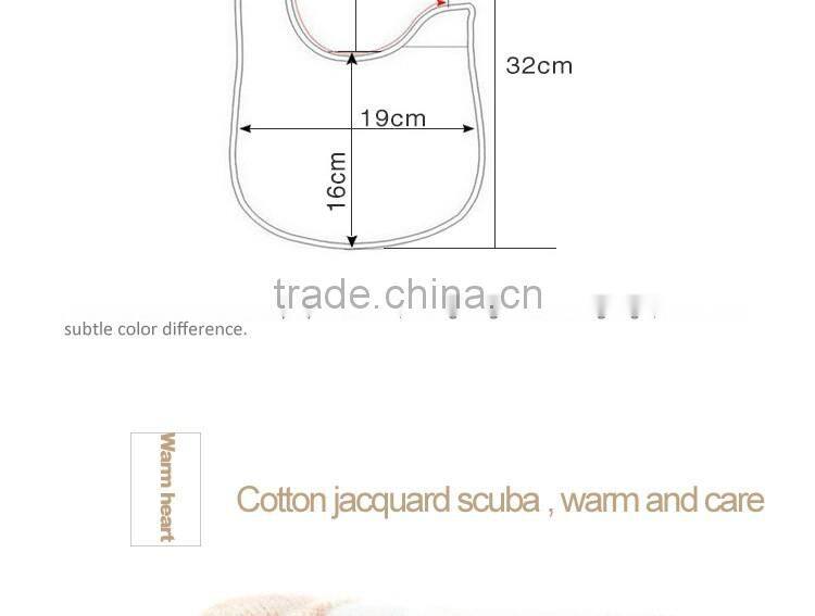 natural cotton baby bib