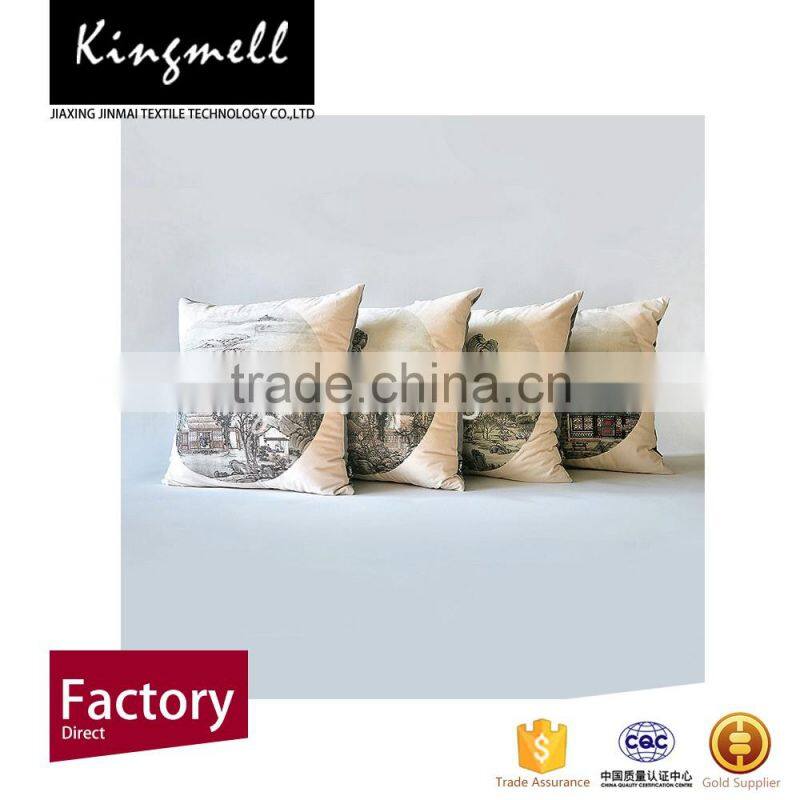 Wholesale throw covers painting chinese pillow cases cushion covers