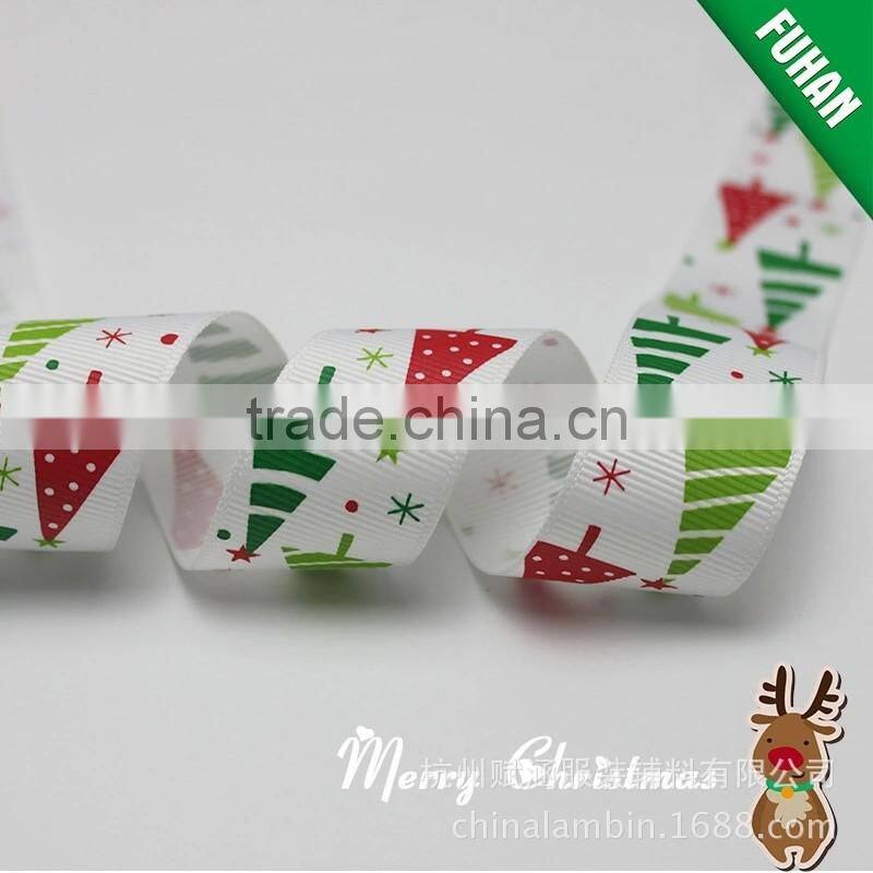 Cheap rainbow grosgrain single satin ribbon for apparel /gift box