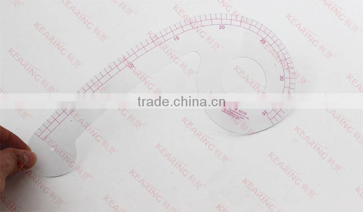 Kearing brand french curve rulers, neckline curve ruler # 6035